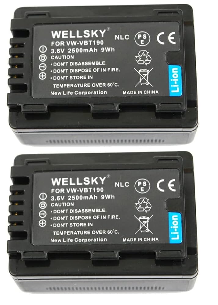 Panasonic - 新品未使用 Panasonic VW-VBT190 Amazon | パナソニック (Panasonic)(Panasonic) VW-VBT190-K